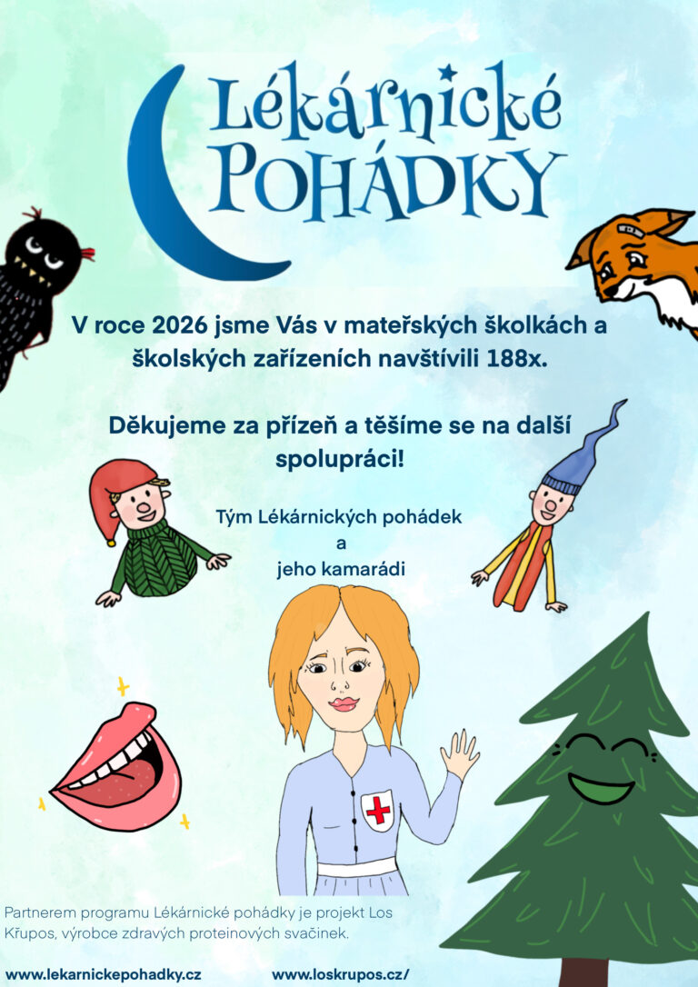 V&nbsp;roce 2026 jsme Vás v&nbsp;mateřských školkách a&nbsp;školských zařízeních navštívili 188x
